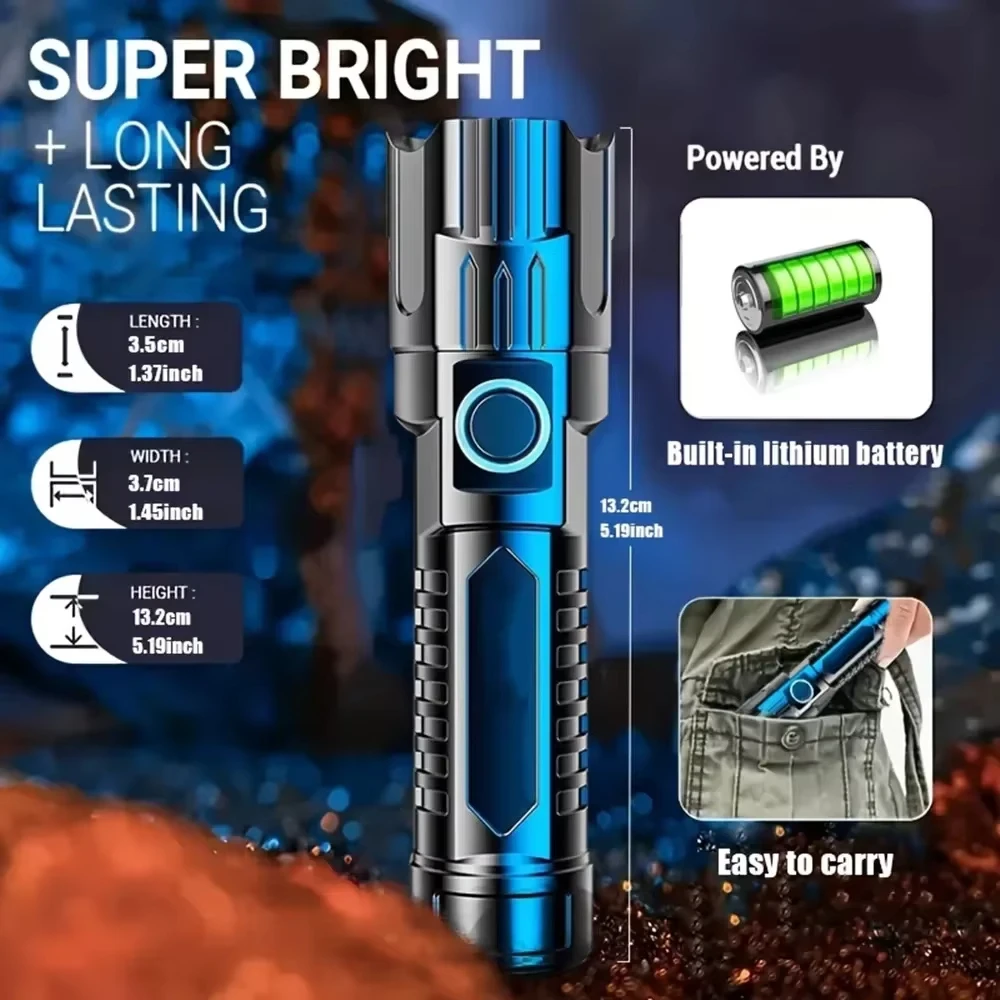 Linterna LED superbrillante, l - Outdoor Adventure Trips reseña y precio