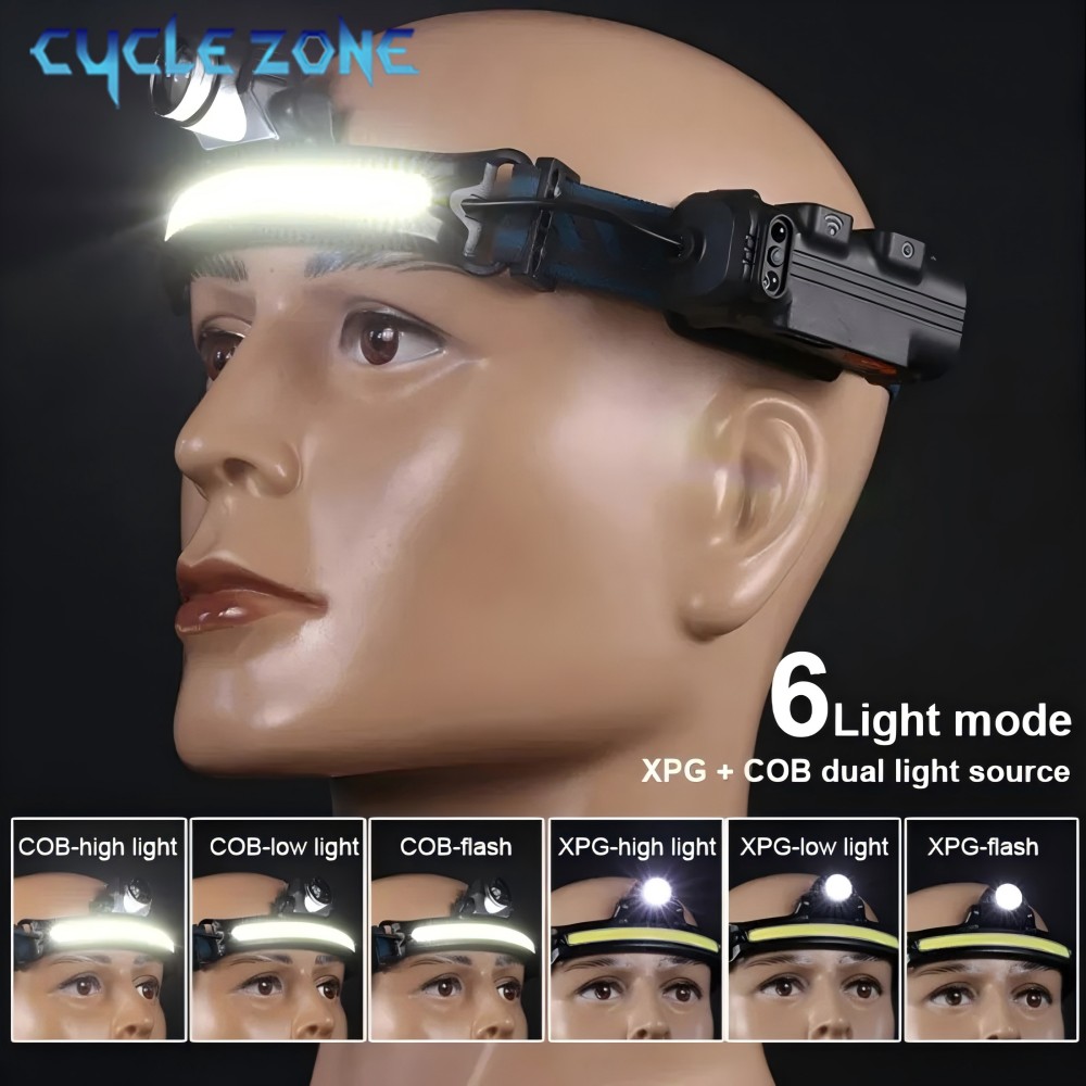 Potente linterna frontal con S - Outdoor Adventure Zone reseña y precio